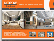 Tablet Screenshot of nedrowdecorating.com